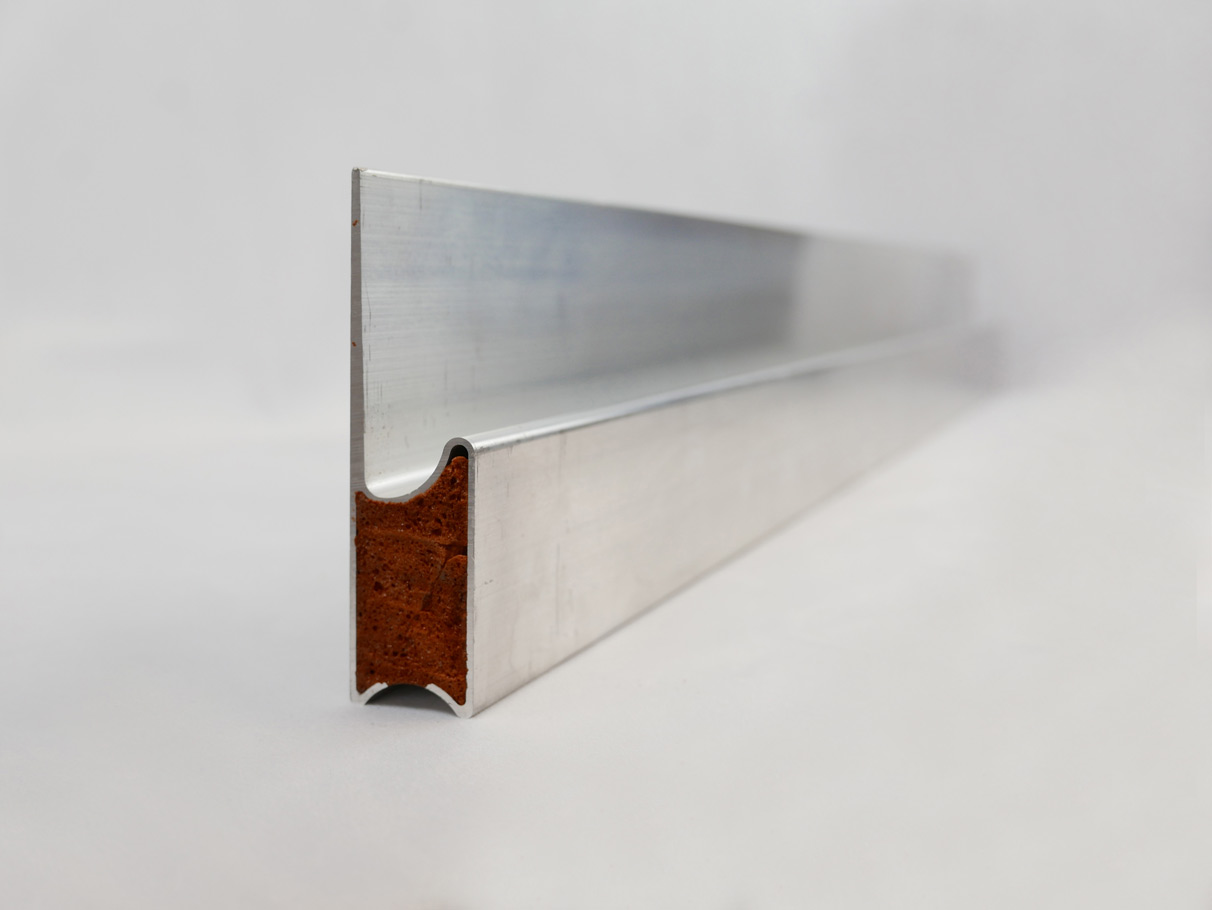 Closed aluminium ruler H